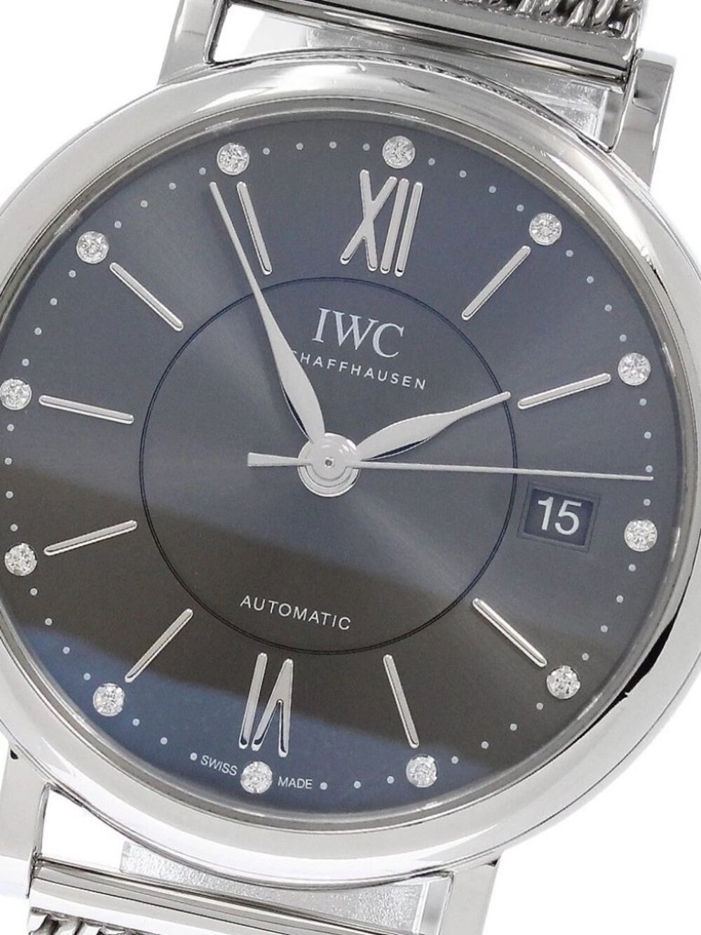 IWC SCHAFFHAUSEN Portofino Automatic 37 IW458110 12P diamond Watch_966467
